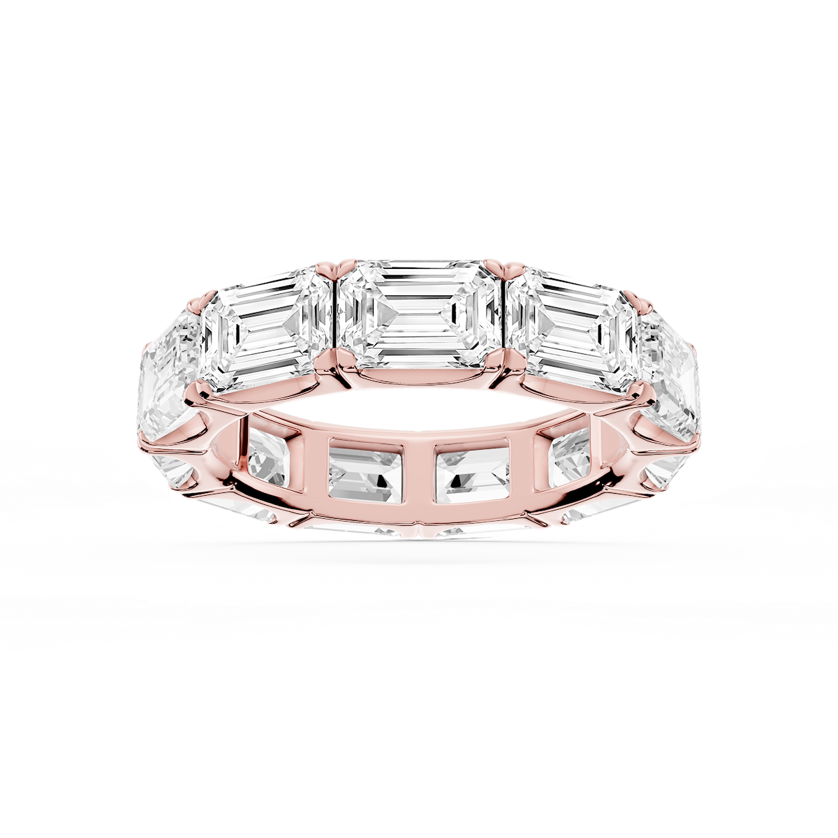 Shiloh Oval Lab Grown Diamond East West Eternity Band