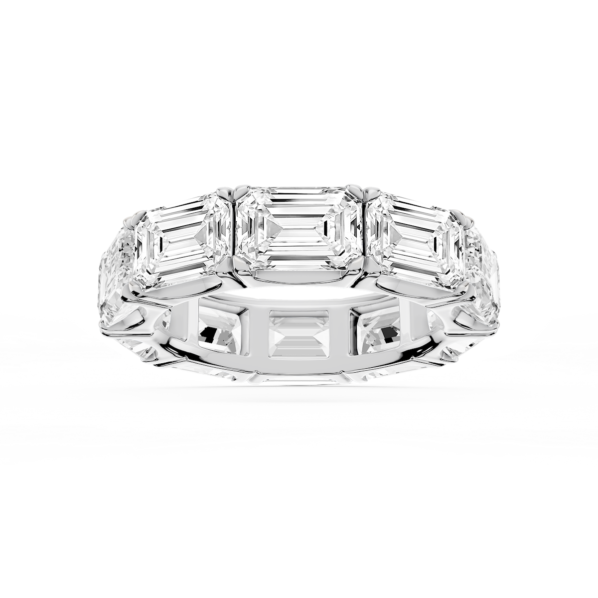 Shiloh Oval Lab Grown Diamond East West Eternity Band