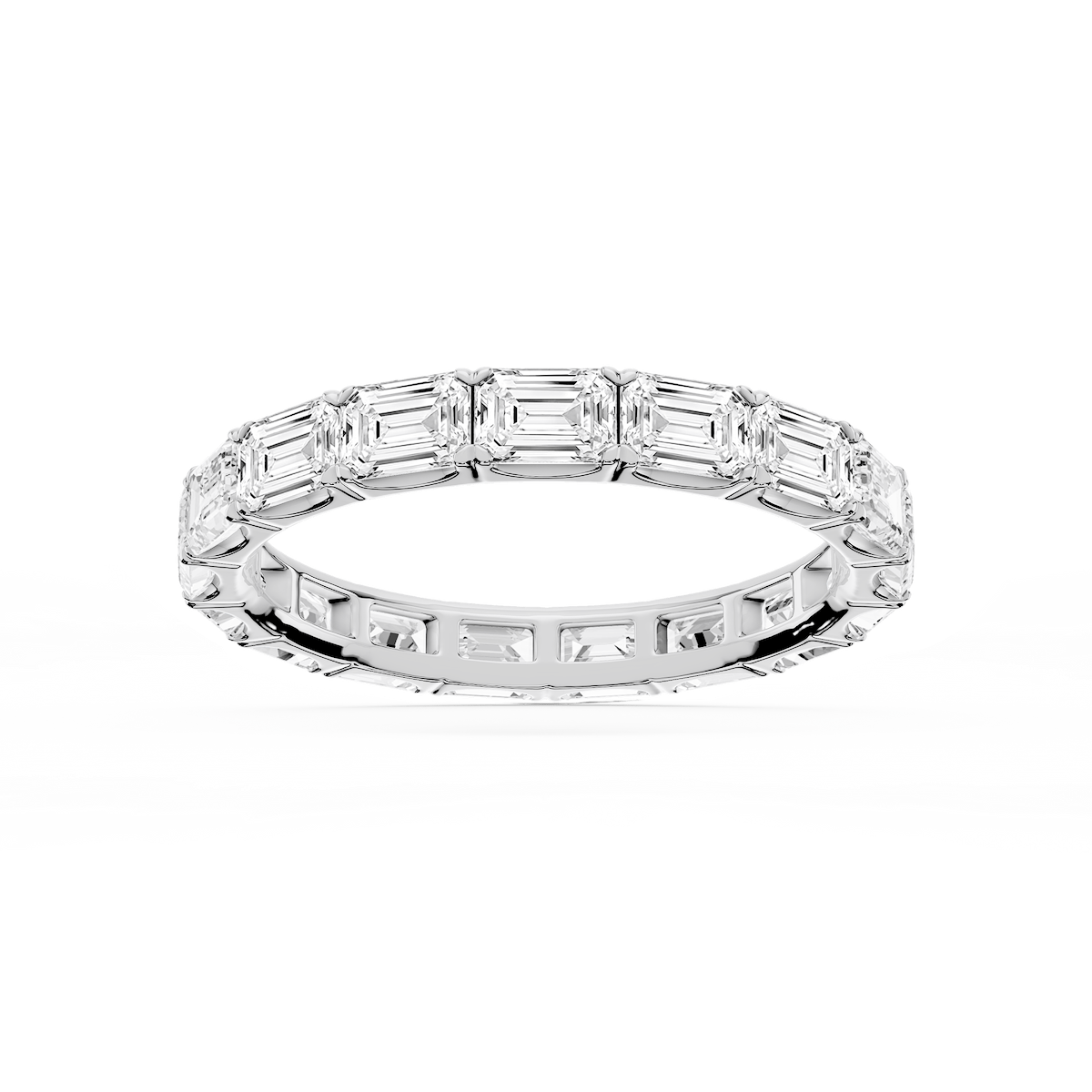 Shiloh Oval Lab Grown Diamond East West Eternity Band