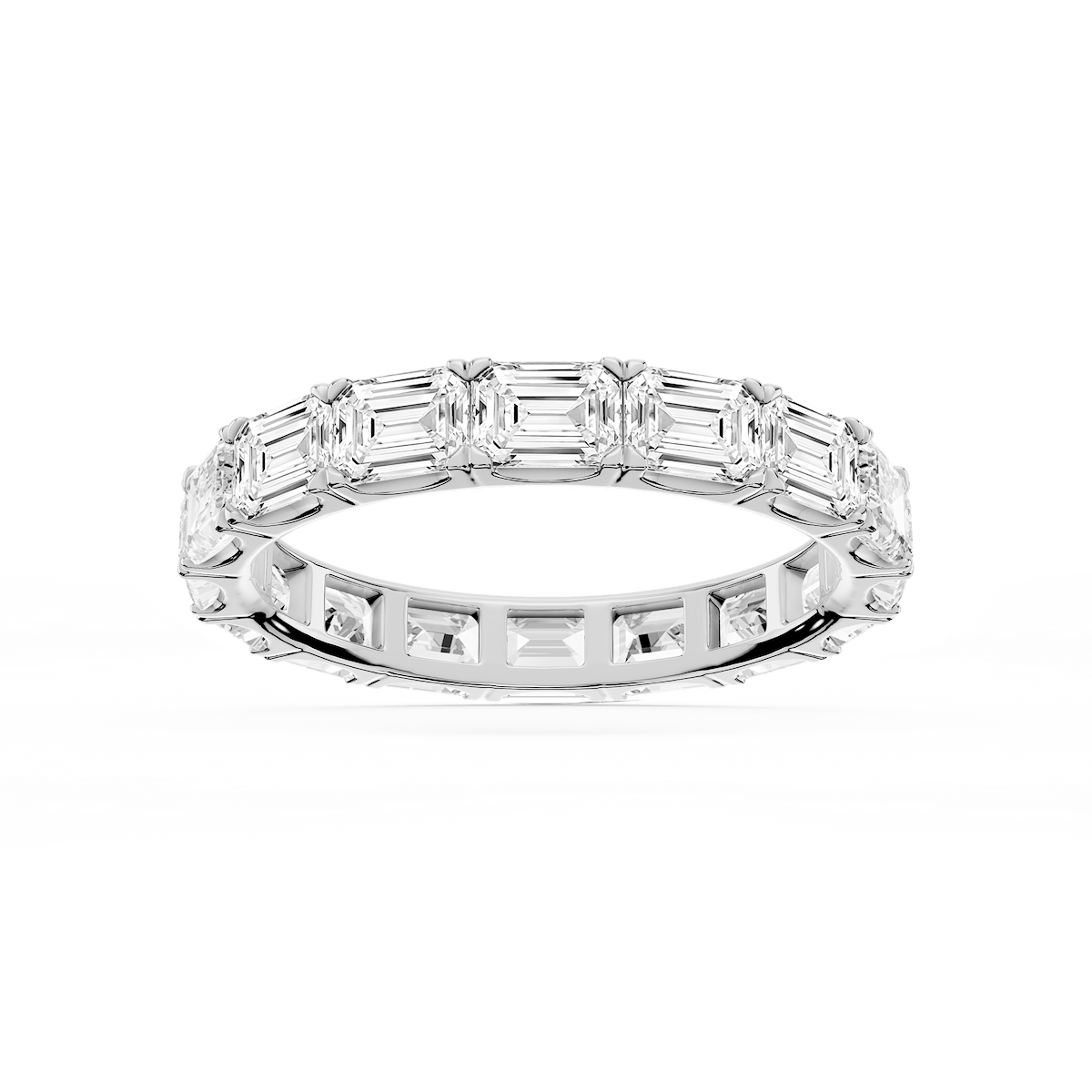 Shiloh Oval Lab Grown Diamond East West Eternity Band