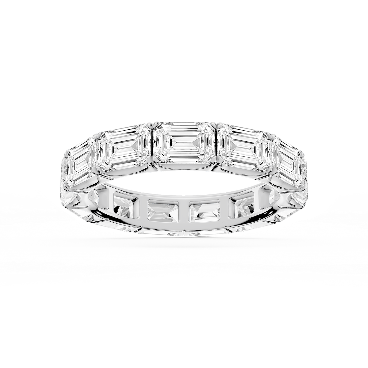 Shiloh Oval Lab Grown Diamond East West Eternity Band