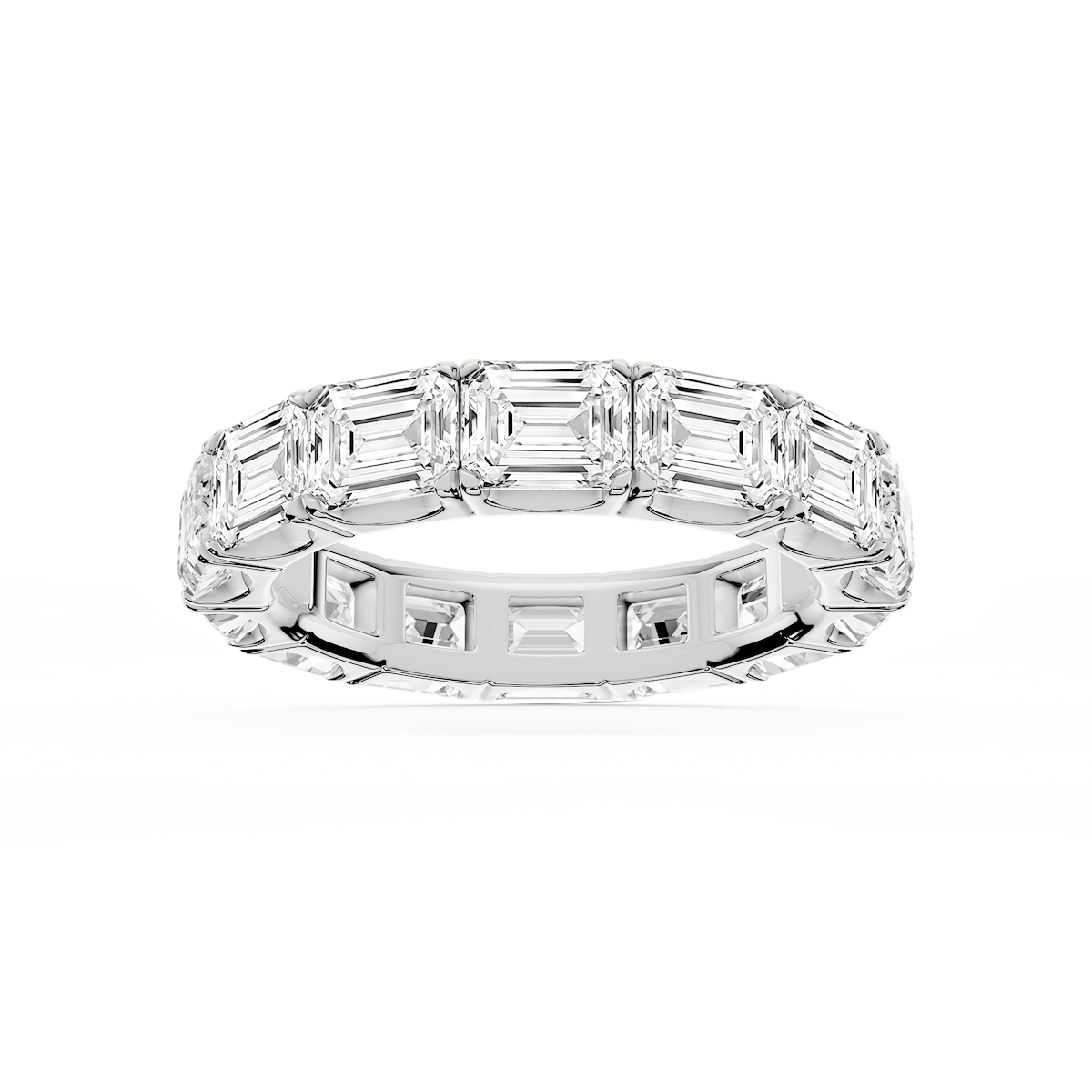 Shiloh Oval Lab Grown Diamond East West Eternity Band