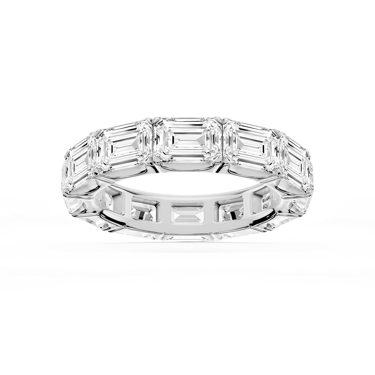 Shiloh Oval Lab Grown Diamond East West Eternity Band