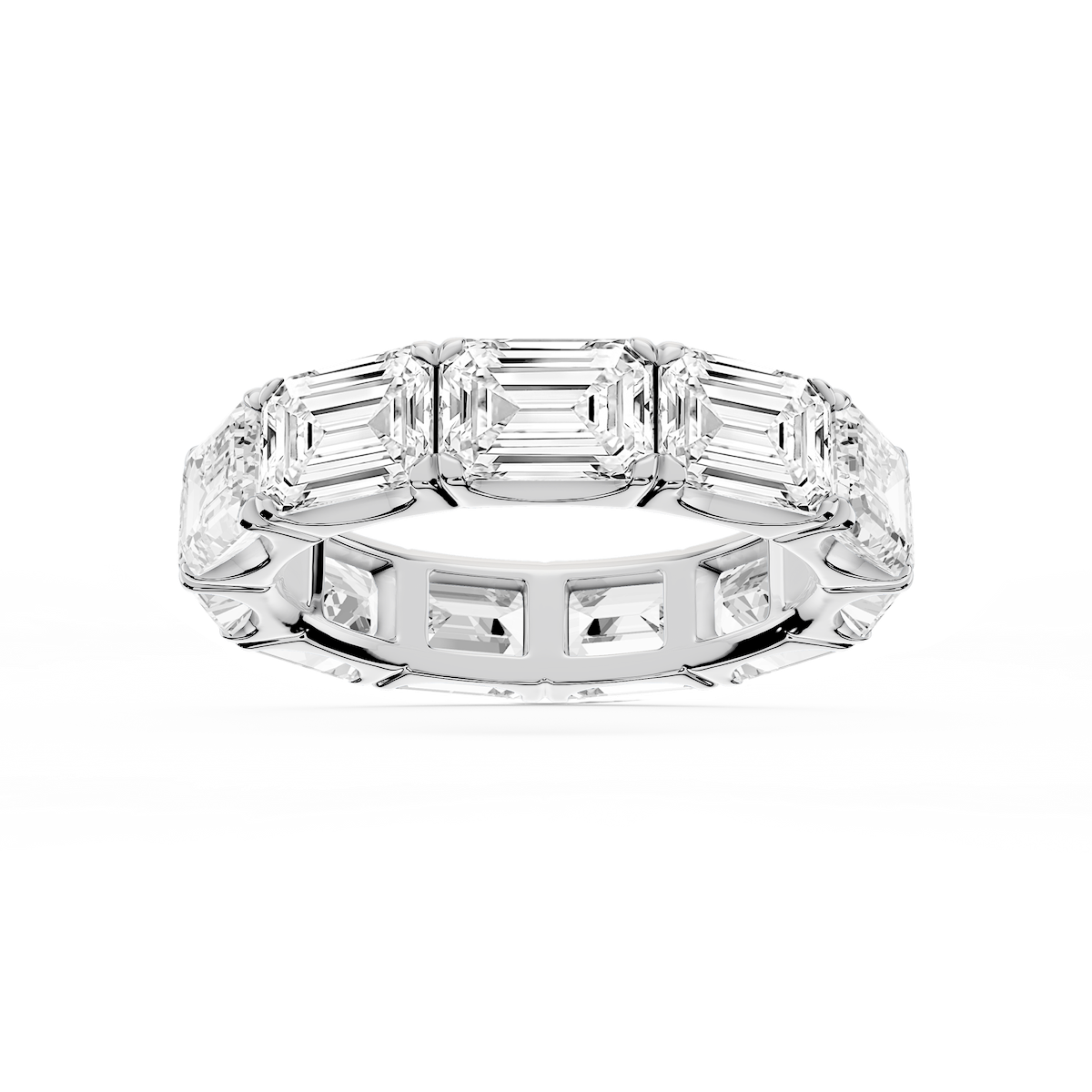 Shiloh Oval Lab Grown Diamond East West Eternity Band