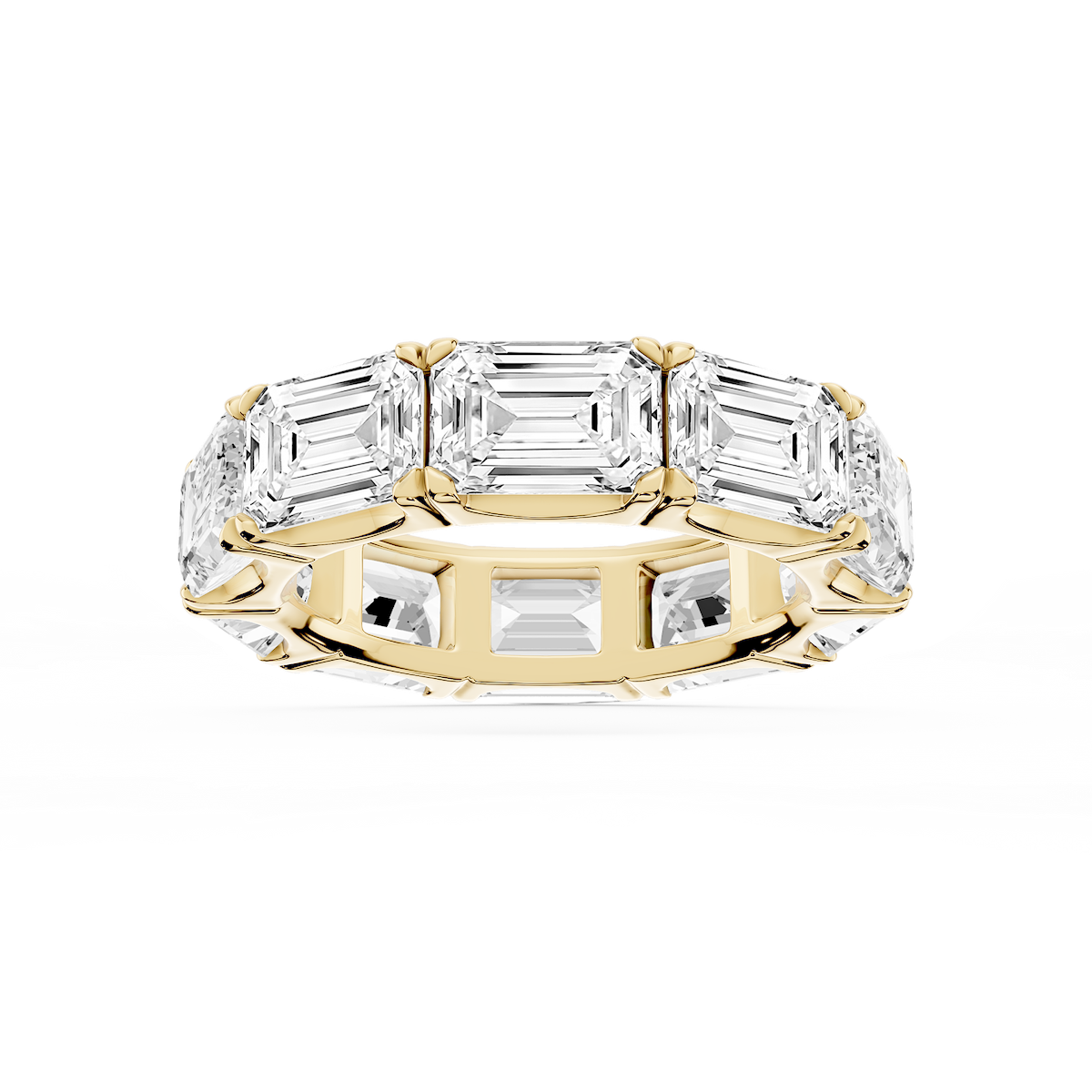 Shiloh Oval Lab Grown Diamond East West Eternity Band