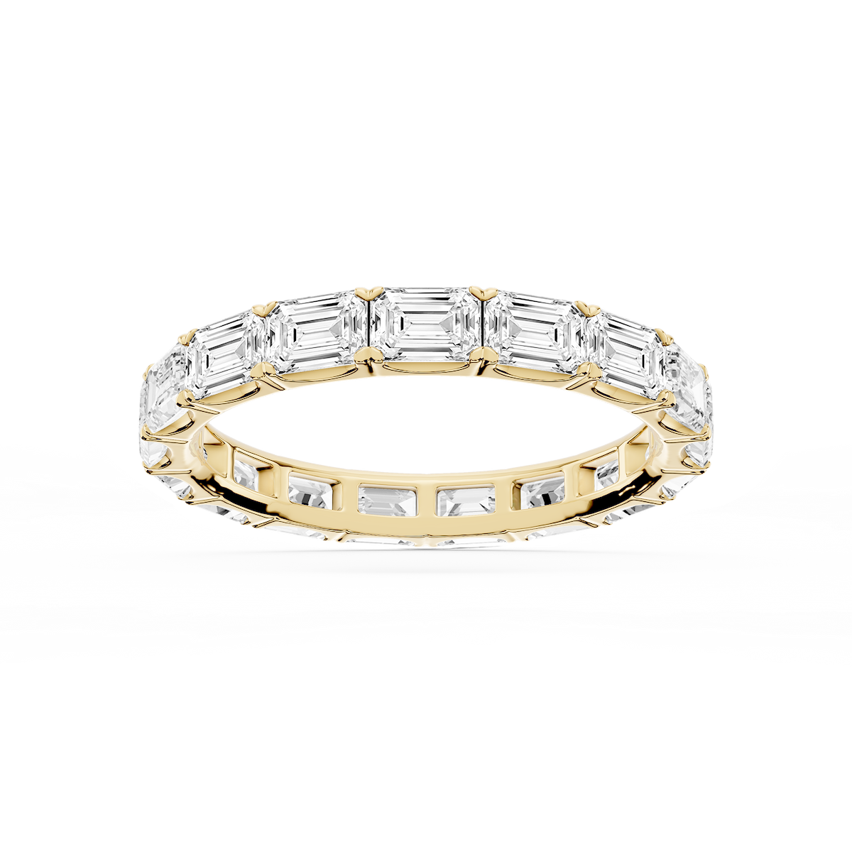 Shiloh Oval Lab Grown Diamond East West Eternity Band