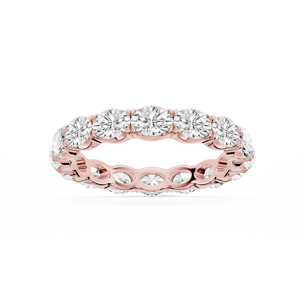 Shiloh Oval Lab Grown Diamond East West Eternity Band