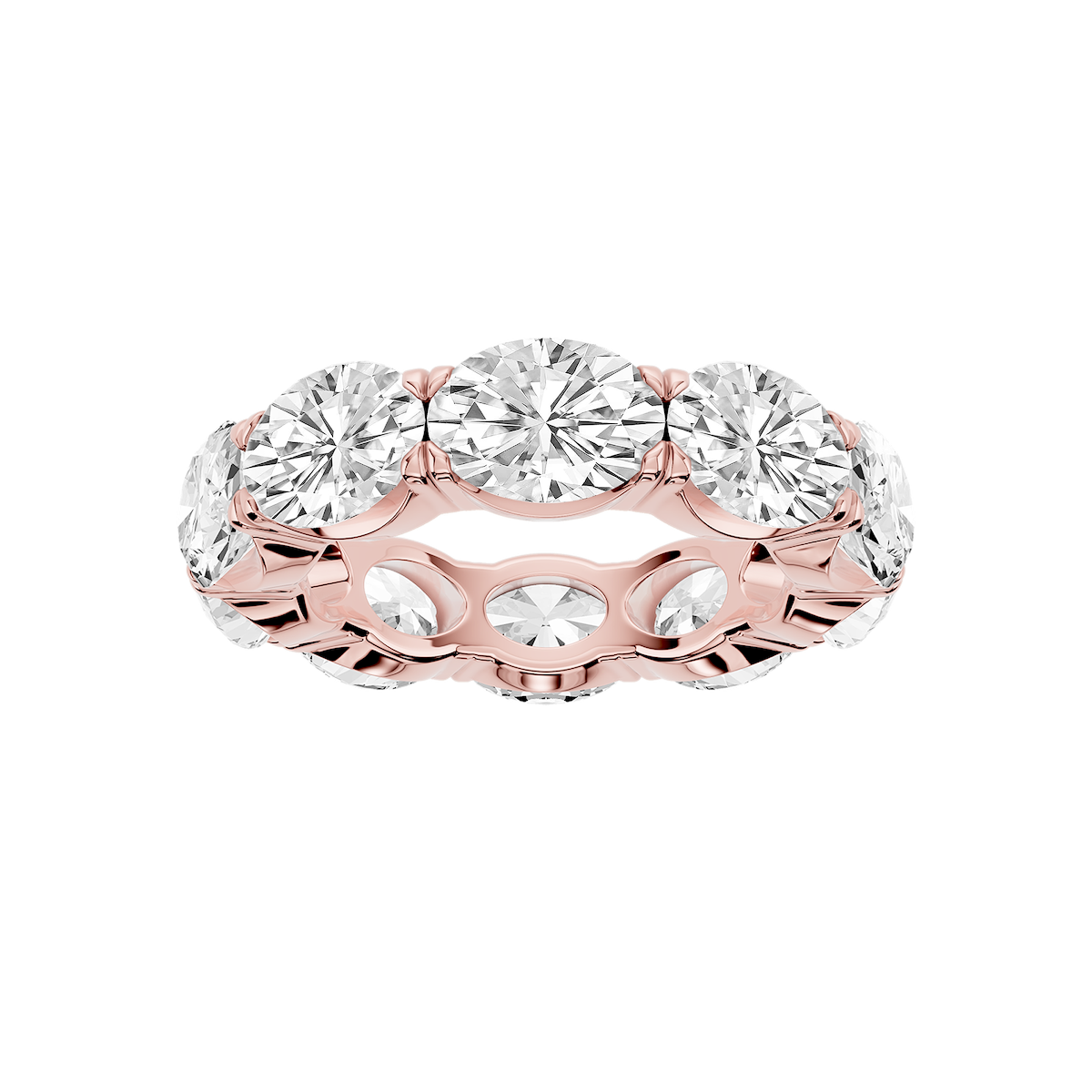 Shiloh Oval Lab Grown Diamond East West Eternity Band