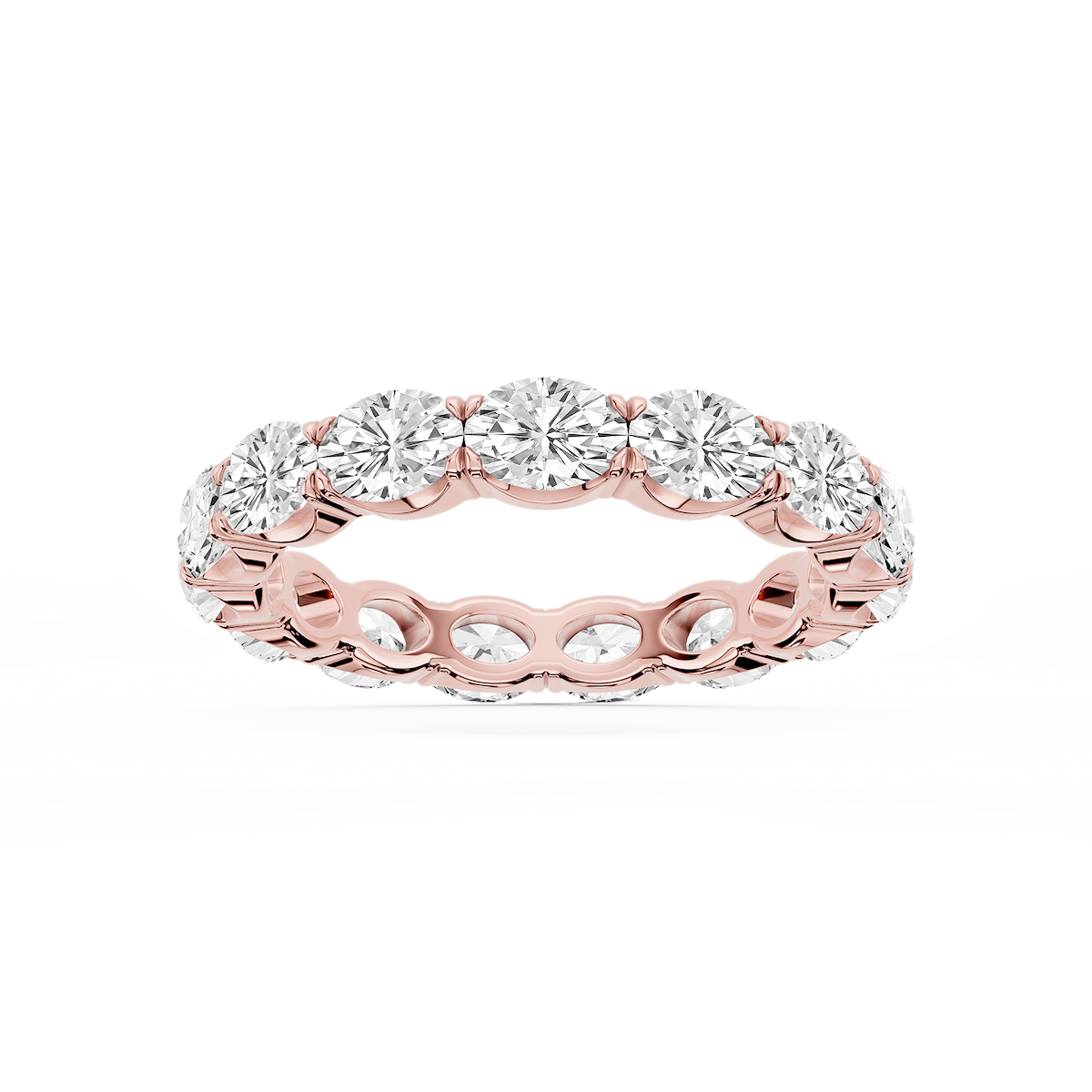Shiloh Oval Lab Grown Diamond East West Eternity Band