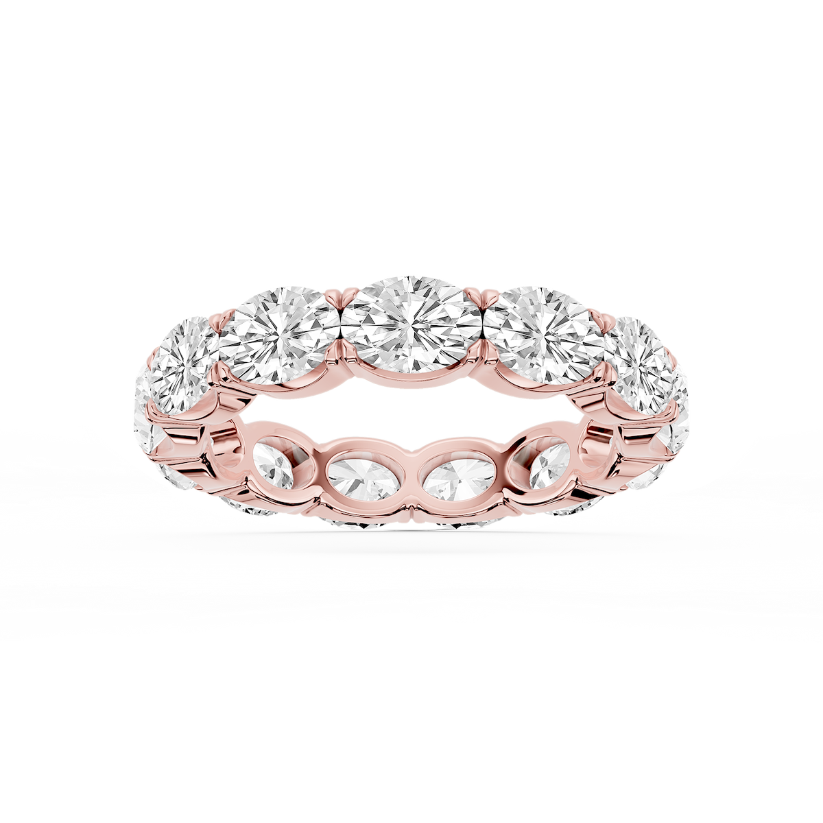 Shiloh Oval Lab Grown Diamond East West Eternity Band