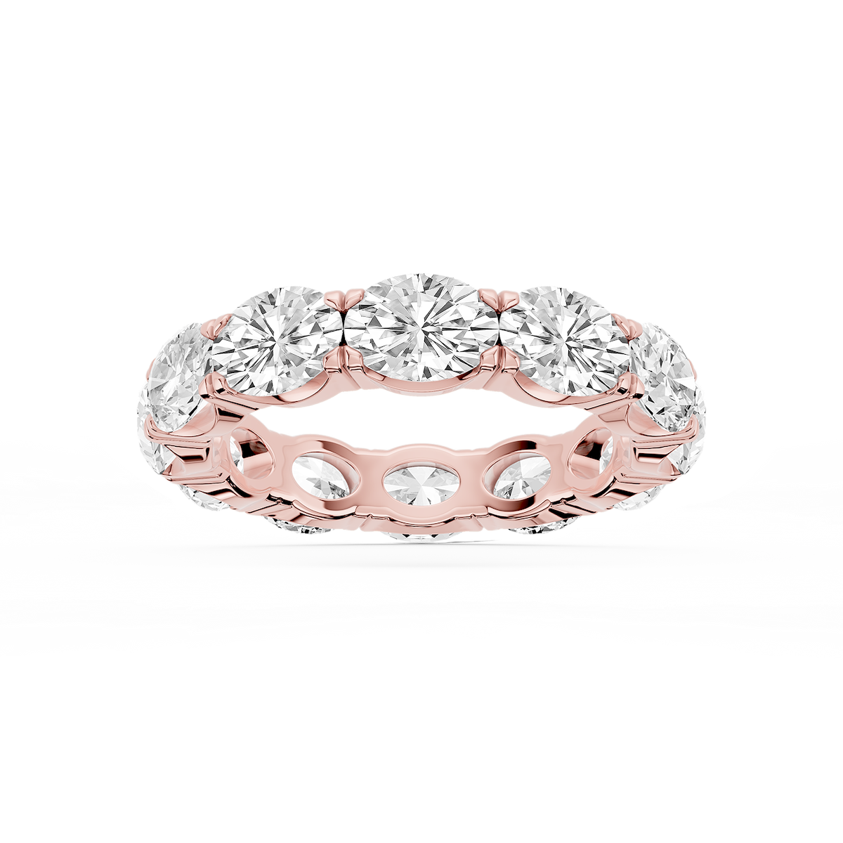 Shiloh Oval Lab Grown Diamond East West Eternity Band