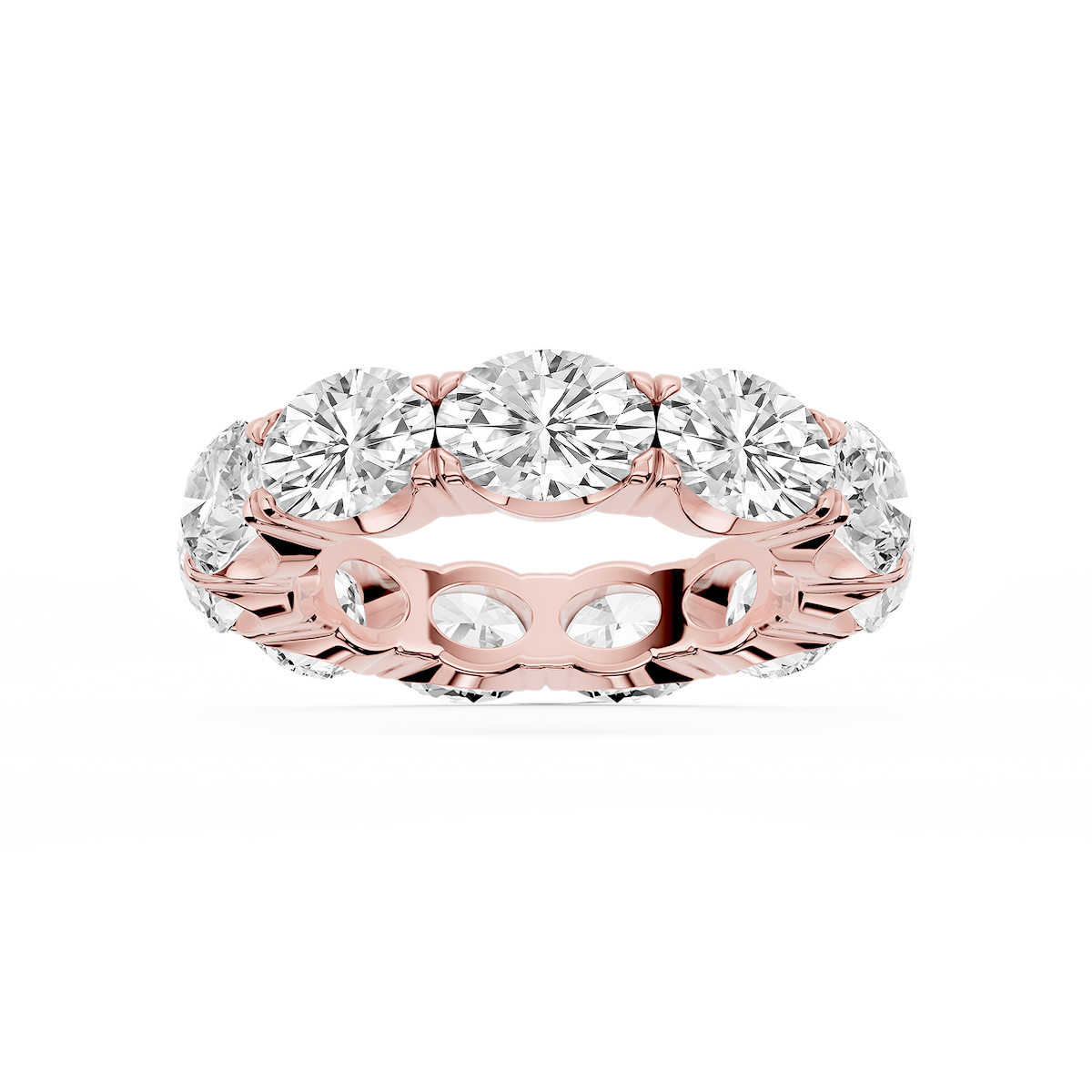 Shiloh Oval Lab Grown Diamond East West Eternity Band