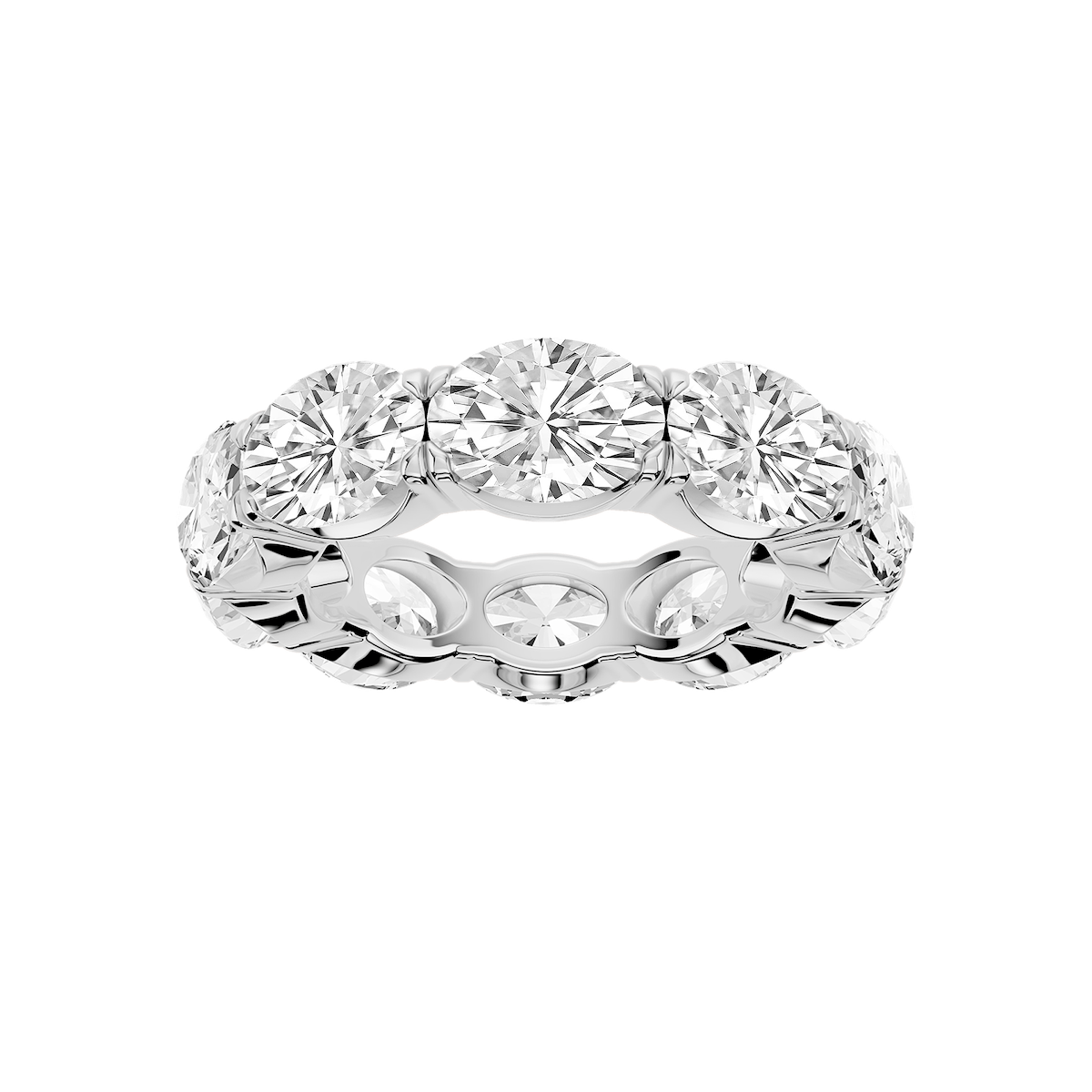 Shiloh Oval Lab Grown Diamond East West Eternity Band