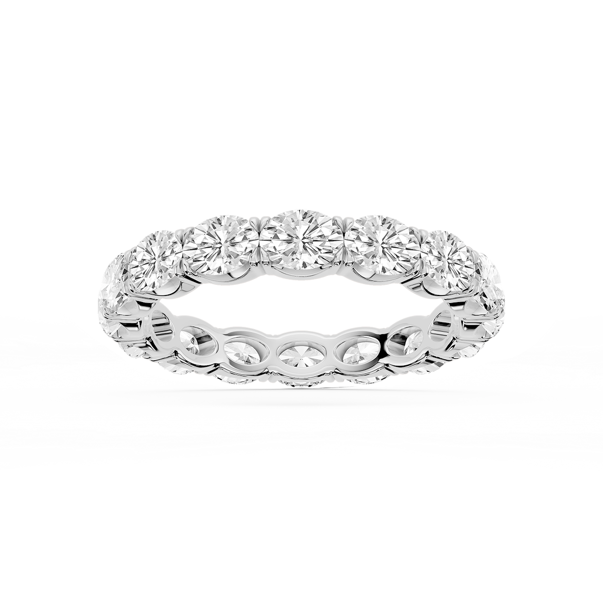 Shiloh Oval Lab Grown Diamond East West Eternity Band