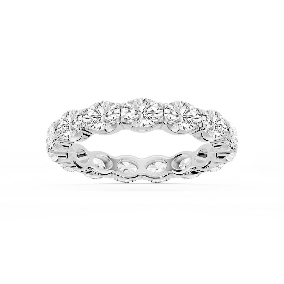 Shiloh Oval Lab Grown Diamond East West Eternity Band