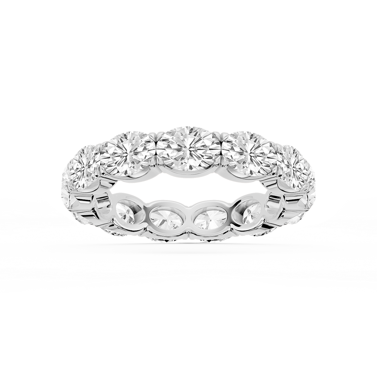 Shiloh Oval Lab Grown Diamond East West Eternity Band