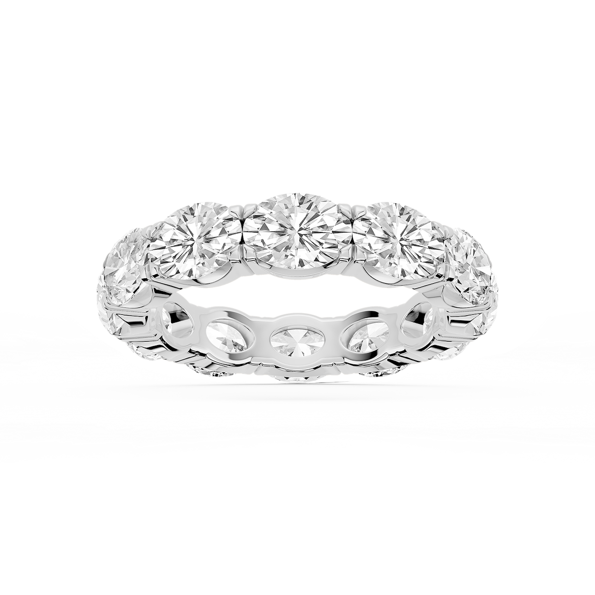 Shiloh Oval Lab Grown Diamond East West Eternity Band