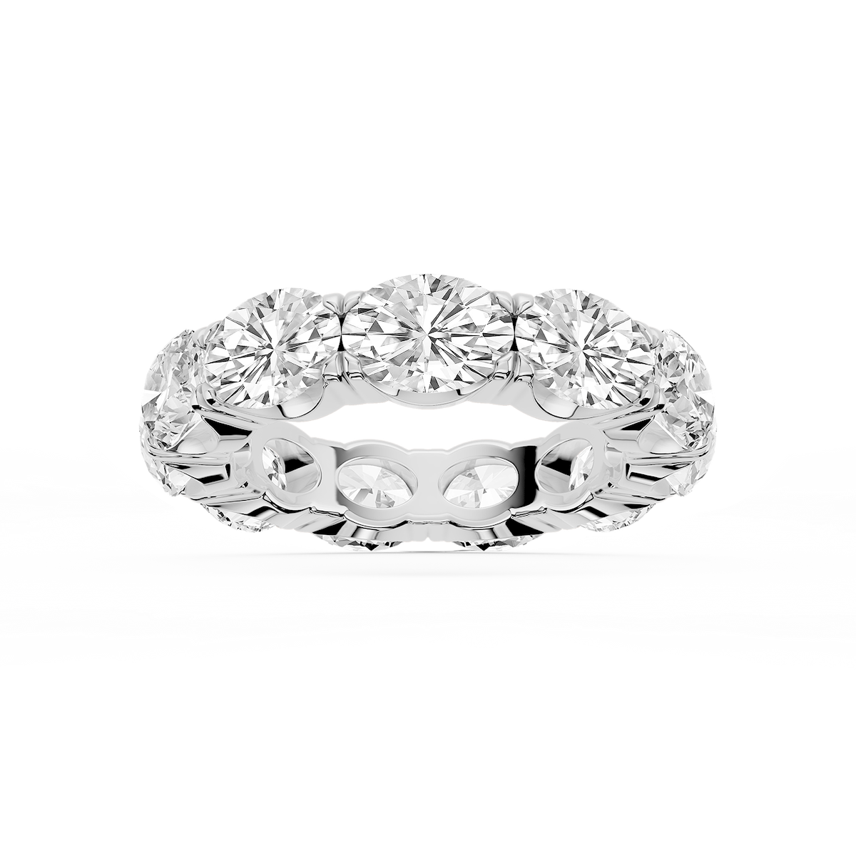 Shiloh Oval Lab Grown Diamond East West Eternity Band
