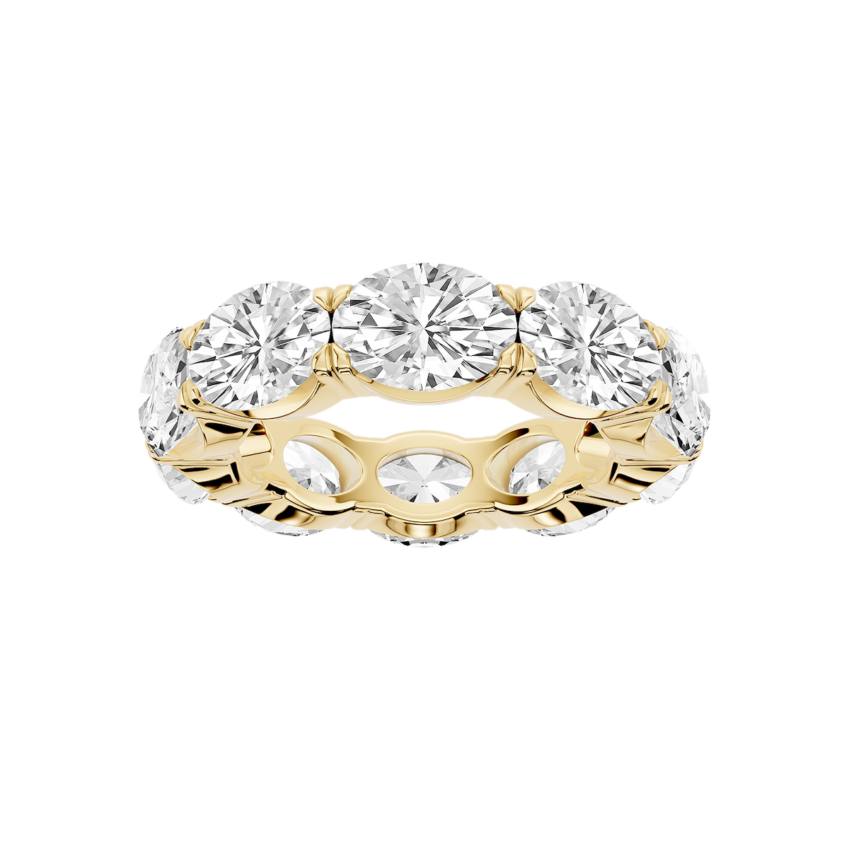 Shiloh Oval Lab Grown Diamond East West Eternity Band