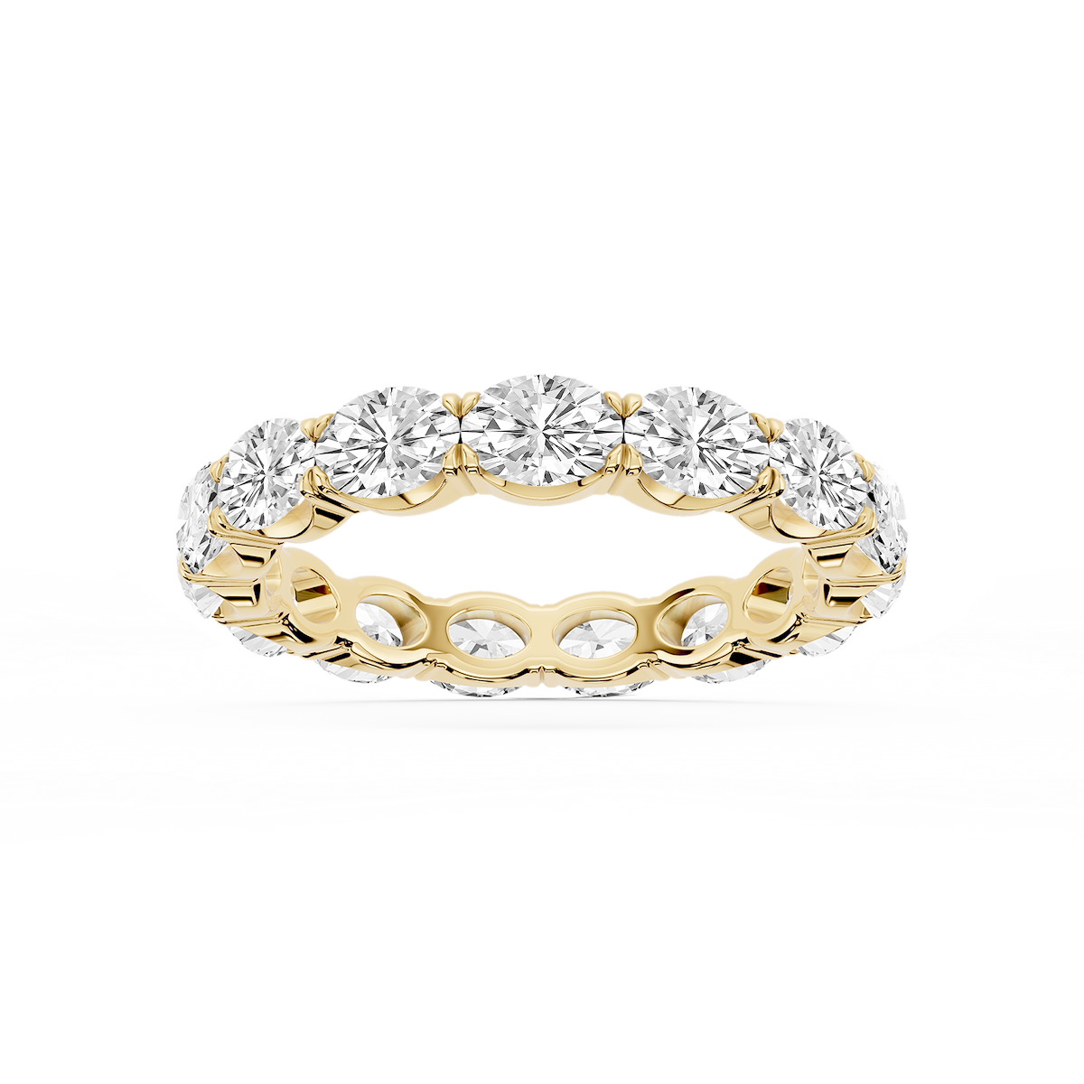 Shiloh Oval Lab Grown Diamond East West Eternity Band