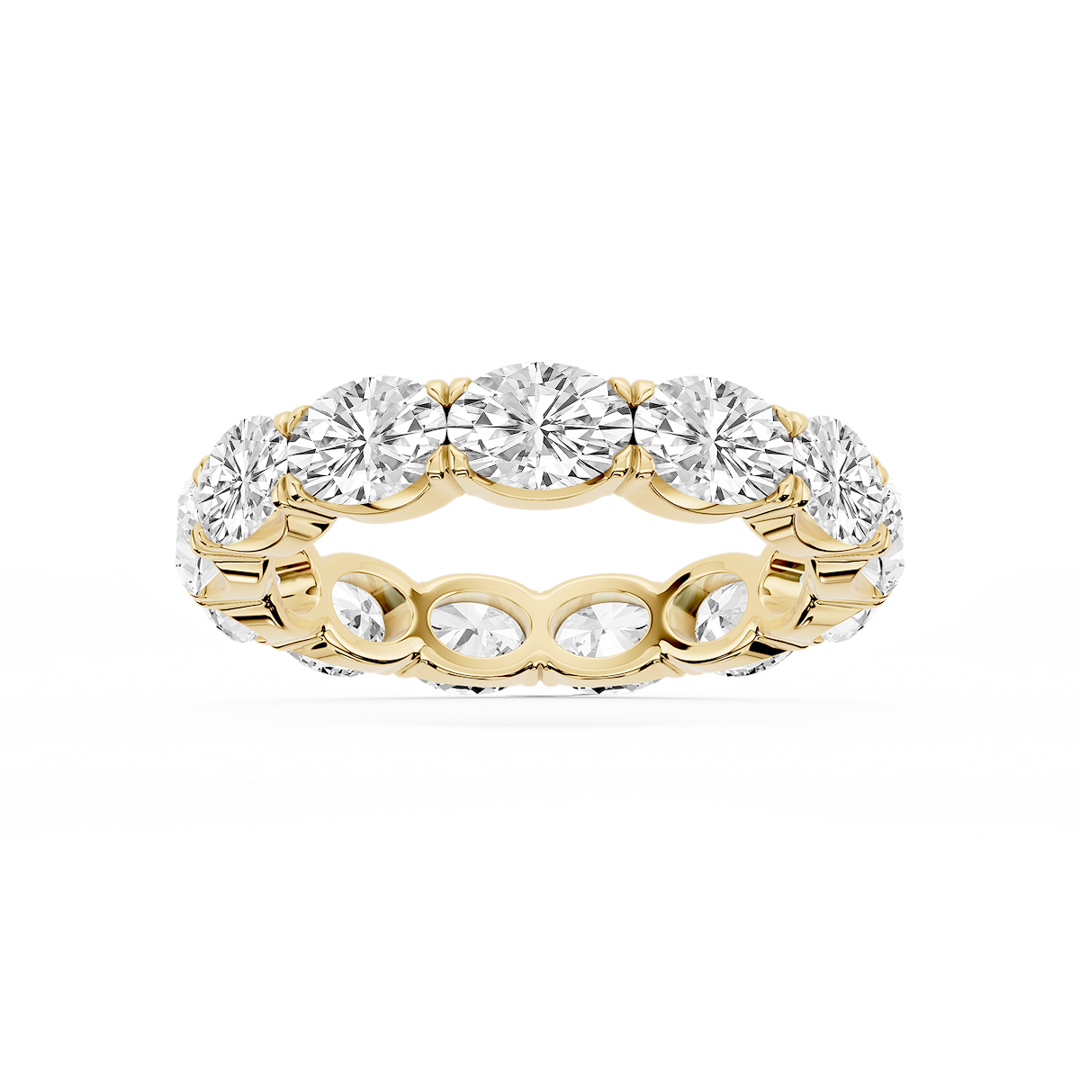 Shiloh Oval Lab Grown Diamond East West Eternity Band