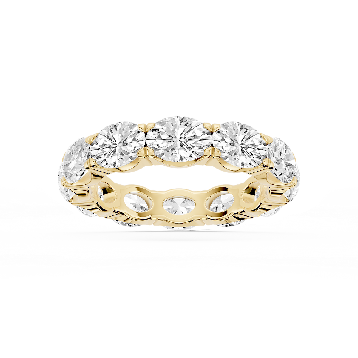 Shiloh Oval Lab Grown Diamond East West Eternity Band