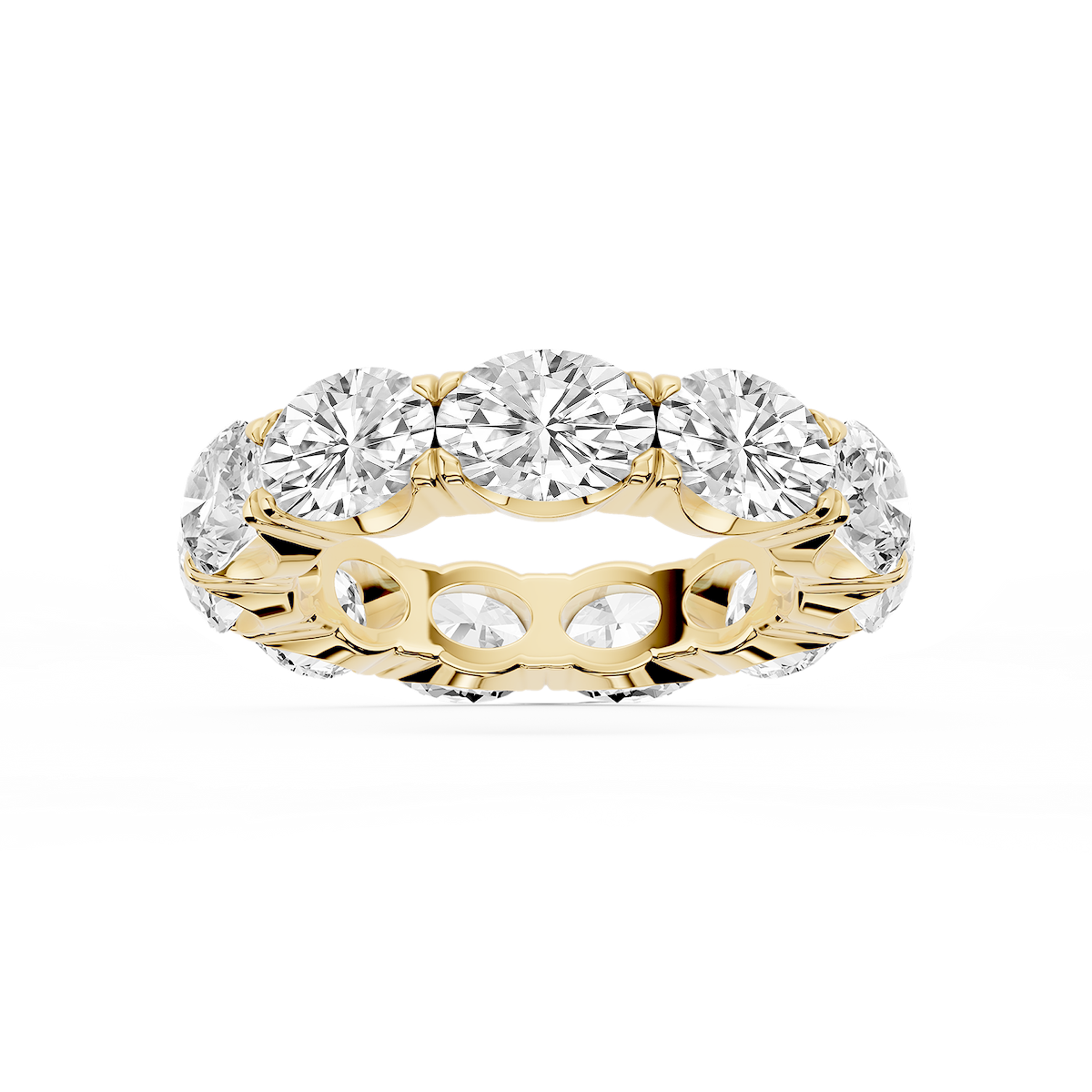 Shiloh Oval Lab Grown Diamond East West Eternity Band
