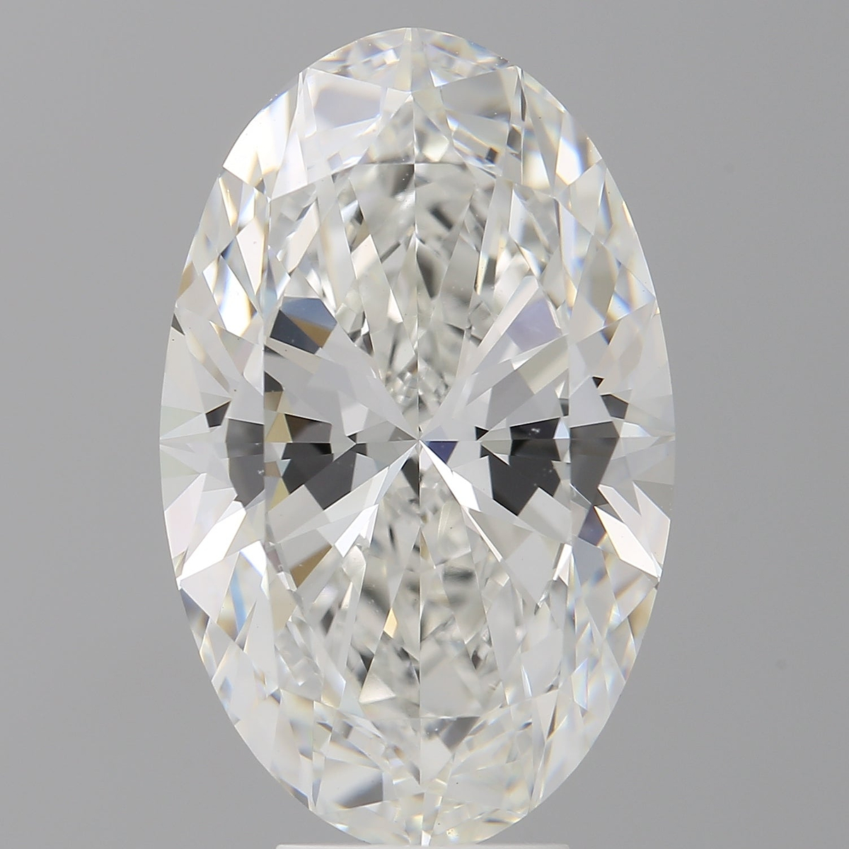 7.07 Carat Oval Shaped, Ideal Cut, F Color, VVS2 Clarity, IGI Certified Lab Grown Diamond