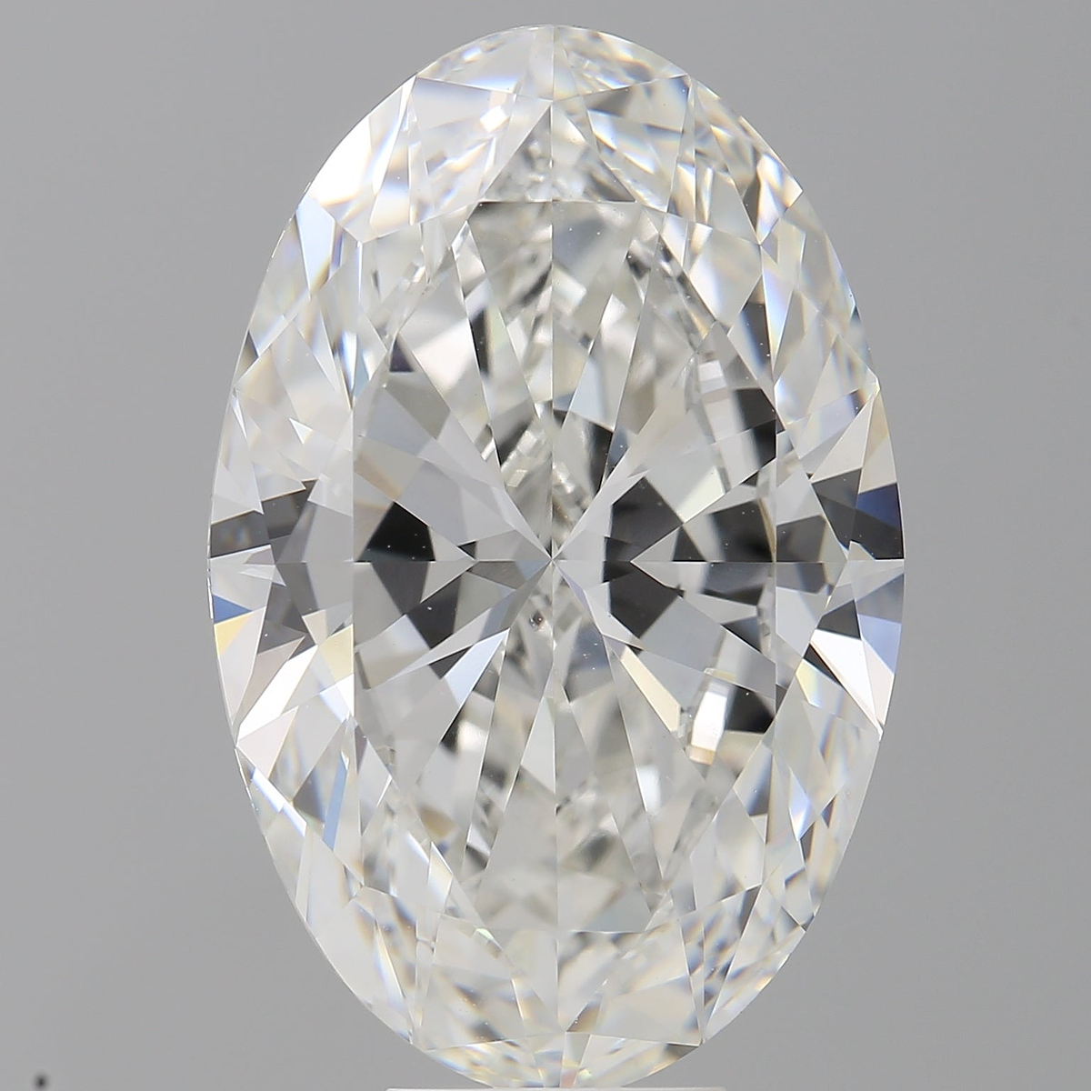 10.02 Carat Oval Shaped, Ideal Cut, F Color, VVS2 Clarity, IGI Certified Lab Grown Diamond