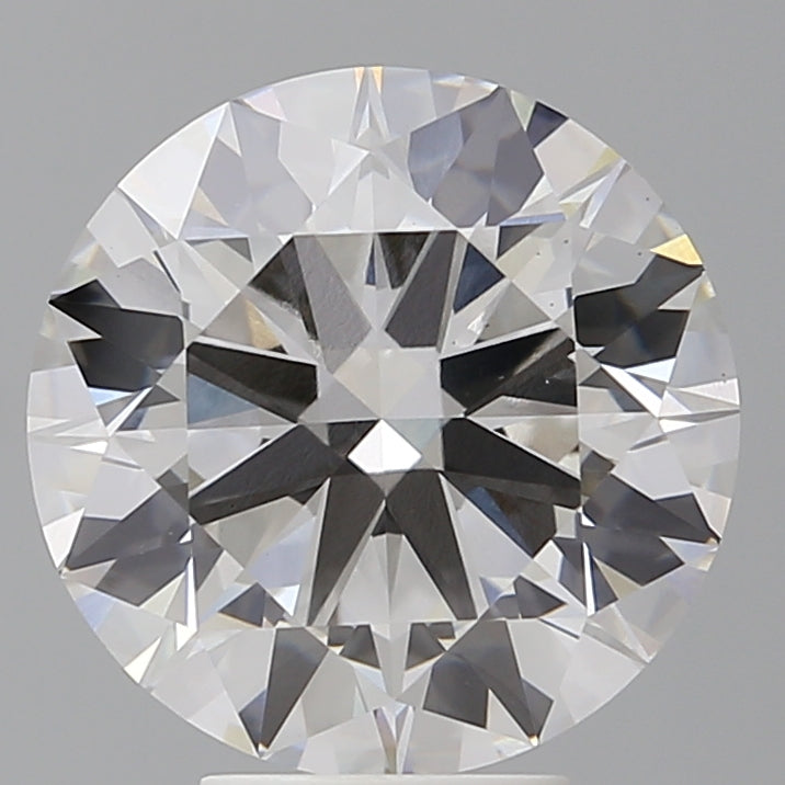 5.55 Carat Round Shaped, Ideal Cut, F Color, VS1 Clarity, IGI Certified Lab Grown Diamond