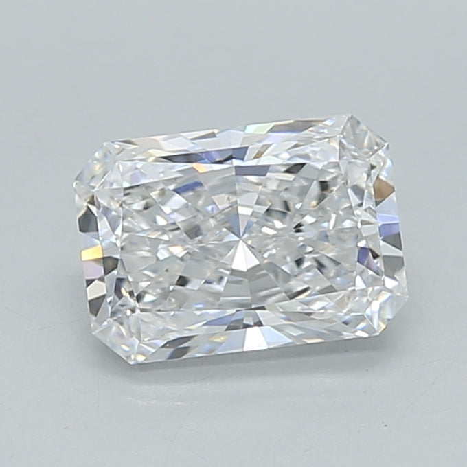 1.03 Carat Radiant Shaped, Ideal Cut, E Color, FL Clarity, IGI Certified Lab Grown Diamond