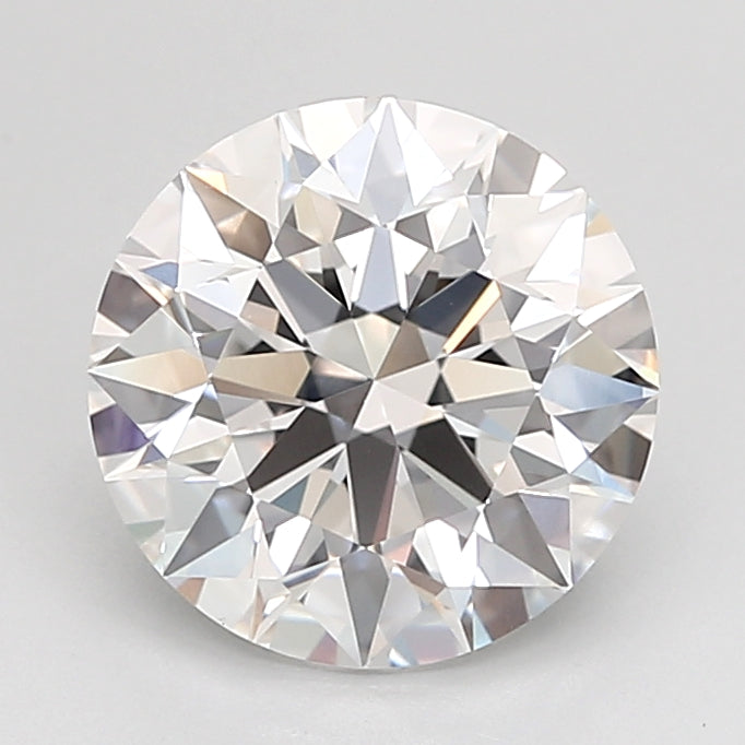2.51 Carat Round Shaped, Ideal Cut, D Color, VVS2 Clarity, IGI Certified Lab Grown Diamond