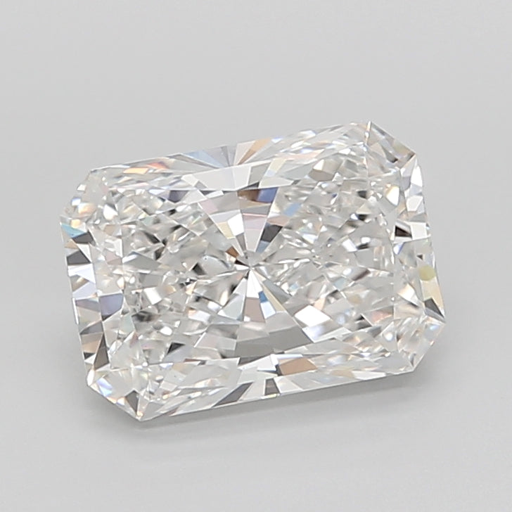 5.12 Carat Radiant Shaped, Ideal Cut, E Color, VS1 Clarity, IGI Certified Lab Grown Diamond