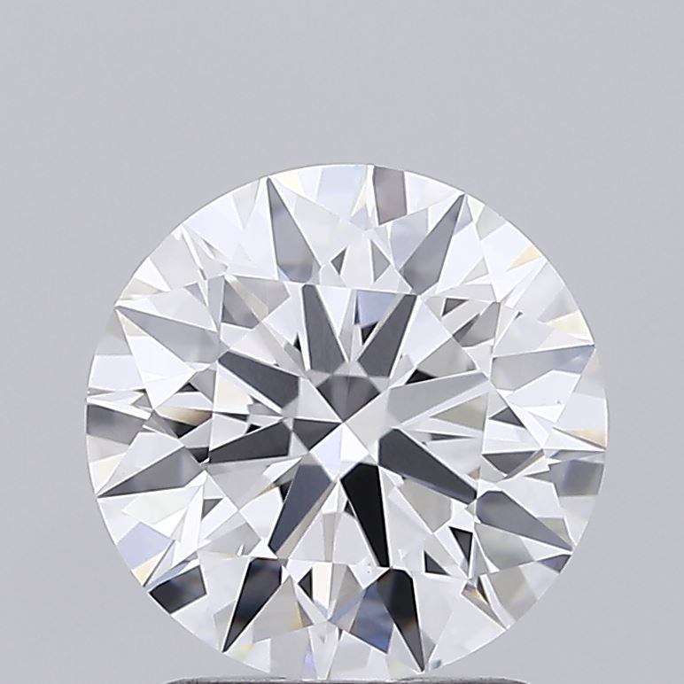 2.10 Carat Round Shaped, Ideal Cut, E Color, VVS2 Clarity, IGI Certified Lab Grown Diamond