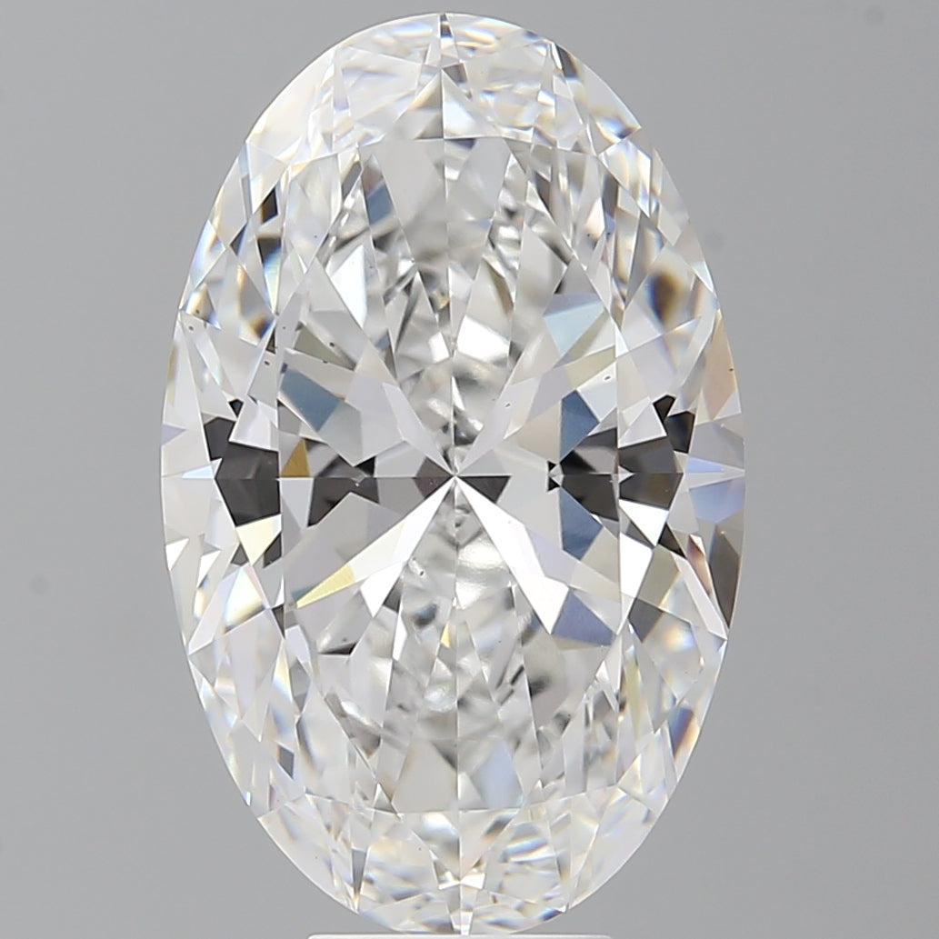 8.58 Carat Oval Shaped, Ideal Cut, E Color, VS1 Clarity, IGI Certified Lab Grown Diamond