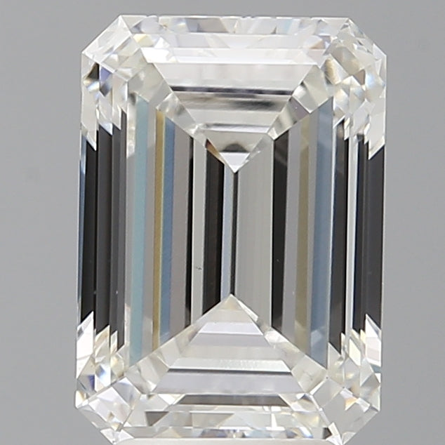 4.07 Carat Emerald Shaped, Ideal Cut, F Color, VS1 Clarity, IGI Certified Lab Grown Diamond