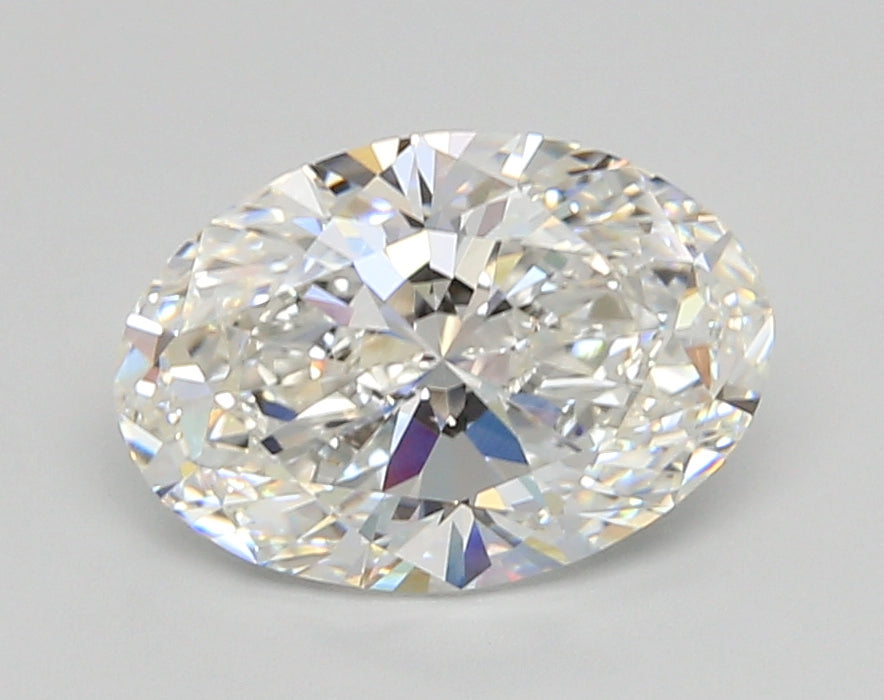 2.54 Carat Oval Shaped, Ideal Cut, F Color, VVS2 Clarity, IGI Certified Lab Grown Diamond