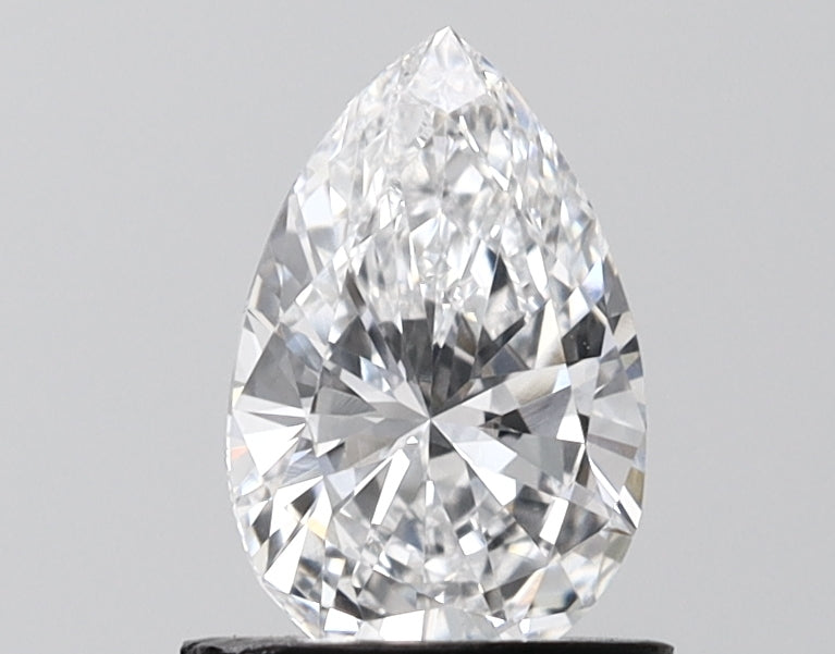 1.03 Carat Pear Shaped, Very Good Cut, D Color, VVS2 Clarity, IGI Certified Lab Grown Diamond