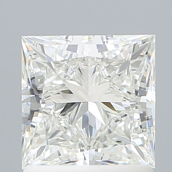 1.46 Carat Princess Shaped, Ideal Cut, F Color, VVS2 Clarity, IGI Certified Lab Grown Diamond
