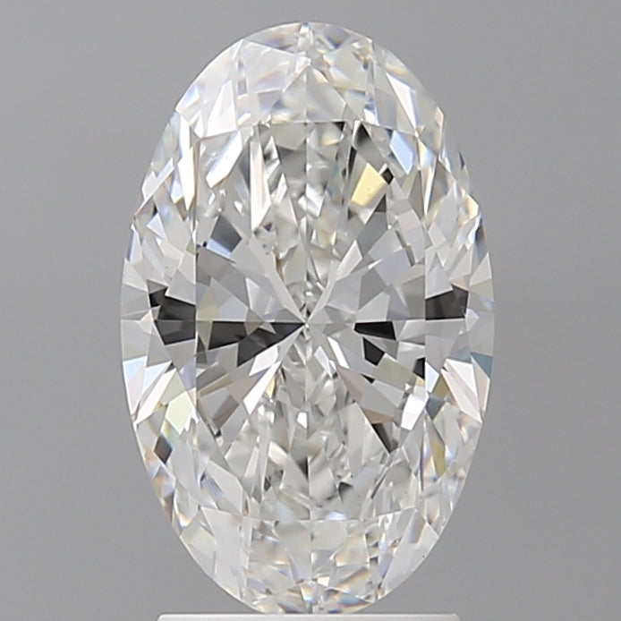 2.50 Carat Oval Shaped, Ideal Cut, E Color, VVS2 Clarity, IGI Certified Lab Grown Diamond