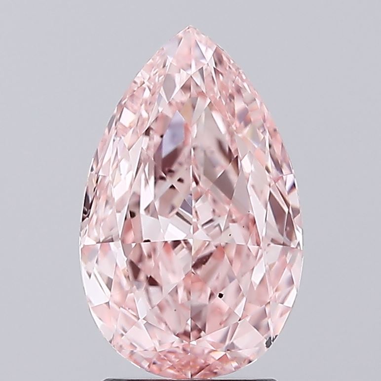 3.00 Carat Pear Shaped, Ideal Cut, SI1 Clarity, IGI Certified Lab Grown Diamond