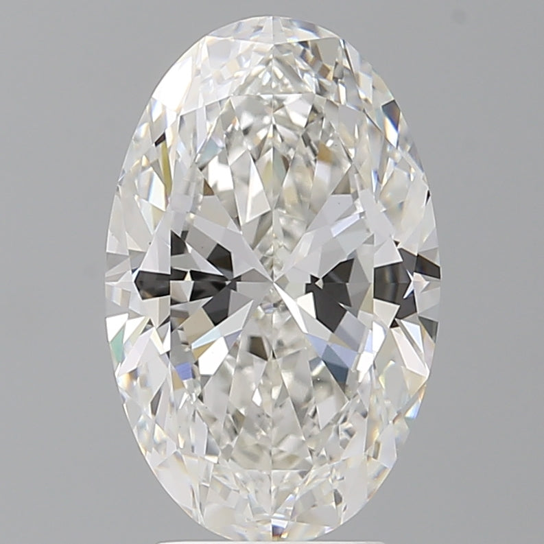 4.01 Carat Oval Shaped, Ideal Cut, F Color, VVS2 Clarity, IGI Certified Lab Grown Diamond