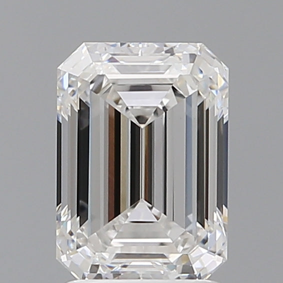 2.09 Carat Emerald Shaped, Ideal Cut, E Color, VVS2 Clarity, IGI Certified Lab Grown Diamond