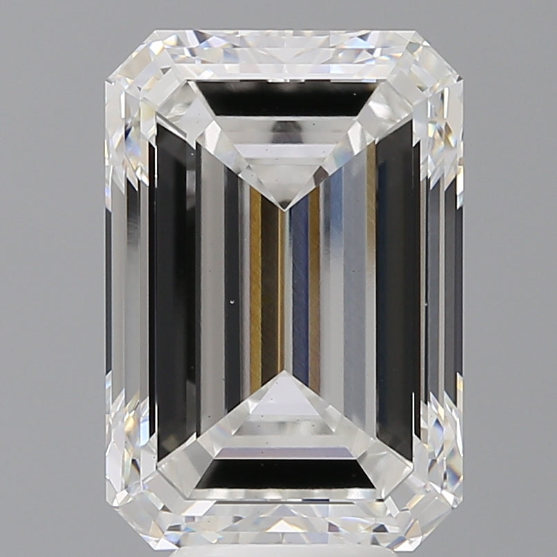 7.51 Carat Emerald Shaped, Excellent Cut, F Color, VS1 Clarity, IGI Certified Lab Grown Diamond
