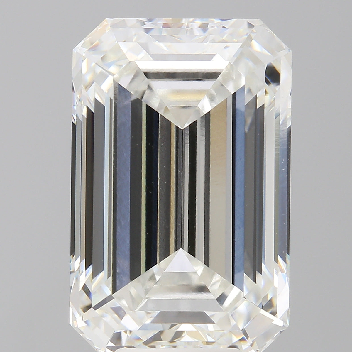 9.04 Carat Emerald Shaped, Ideal Cut, F Color, VVS2 Clarity, IGI Certified Lab Grown Diamond