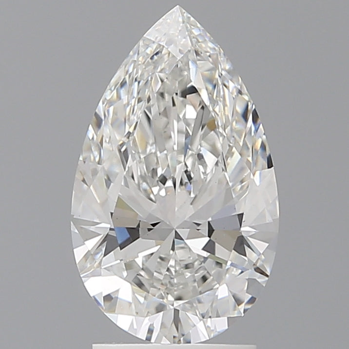 2.54 Carat Pear Shaped, Ideal Cut, E Color, VS1 Clarity, IGI Certified Lab Grown Diamond