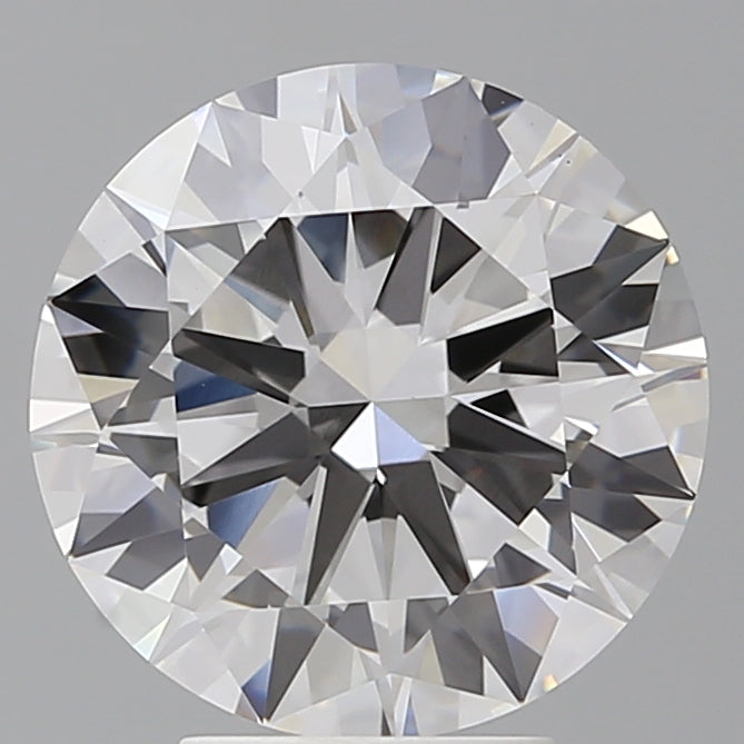 4.51 Carat Round Shaped, Excellent Cut, E Color, VVS2 Clarity, IGI Certified Lab Grown Diamond