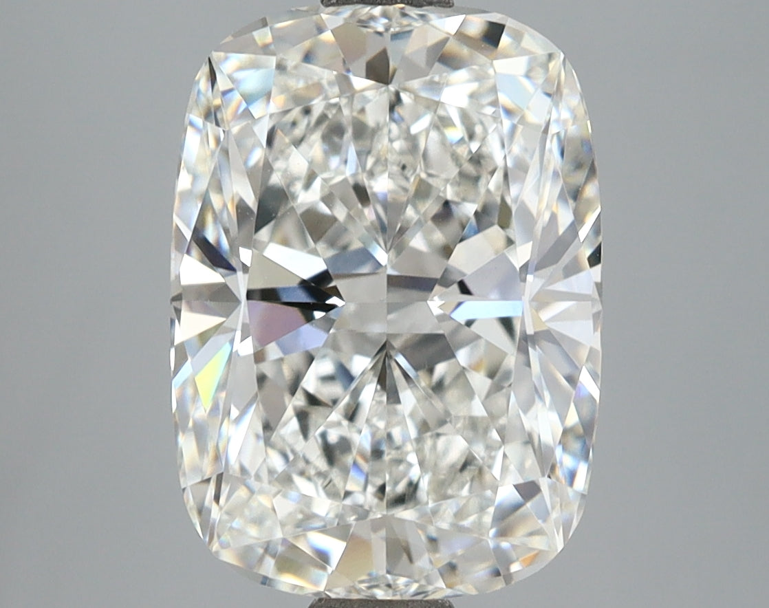 4.59 Carat Cushion Shaped, Ideal Cut, F Color, VVS2 Clarity, IGI Certified Lab Grown Diamond