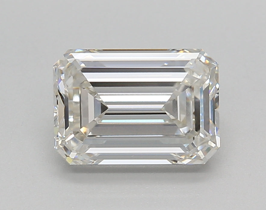 2.01 Carat Emerald Shaped, Ideal Cut, F Color, VS1 Clarity, IGI Certified Lab Grown Diamond