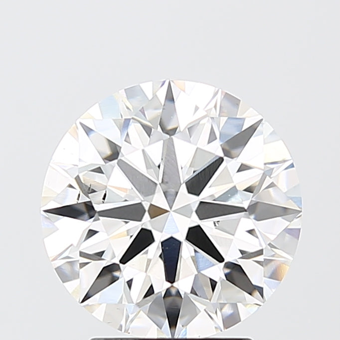 3.07 Carat Round Shaped, Ideal Cut, F Color, VS2 Clarity, IGI Certified Lab Grown Diamond
